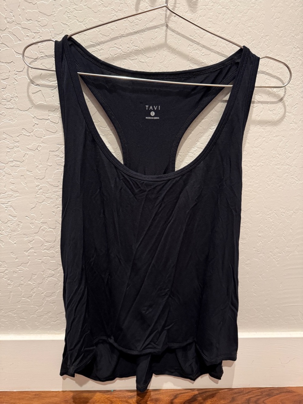 Tavi Black Racerback Performance Tank